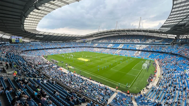 a stadium filled with people